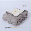  Wholesale Double Layer Jacquard PV Fleece Sherpa Blanket Polyester Fleece Blanket Factory in China