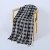 100% Polyester Printed Blanket Soft Plaid Pattern Double Layer Mink Sherpa Plush Fleece Blanket Wholesale 
