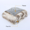 Cheap 100% Polyester Heavy Warm Winter Blankets Cobertor Faux Fur Blanket Wholesale 