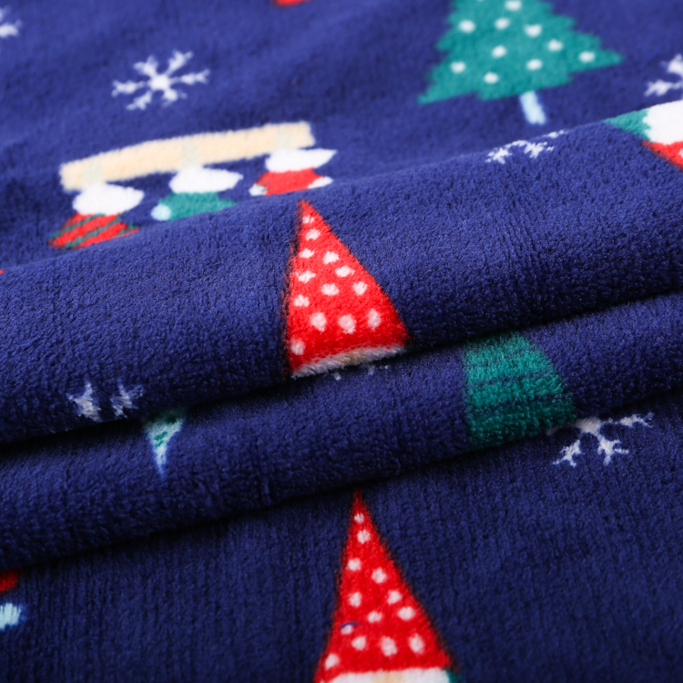 Christmas Kids Soft Throw Coral Plush Kids Children Fleece Blanket Supplier 
