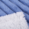 Cheap Ultra Soft Couverture Polyester Designer Winter Jacquard Pv Sherpa Fleece Blanket Supplier 