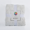 Cheap Double Sided Jacquard Sherpa Fleece Home Soft Blanket Product Wholesale 